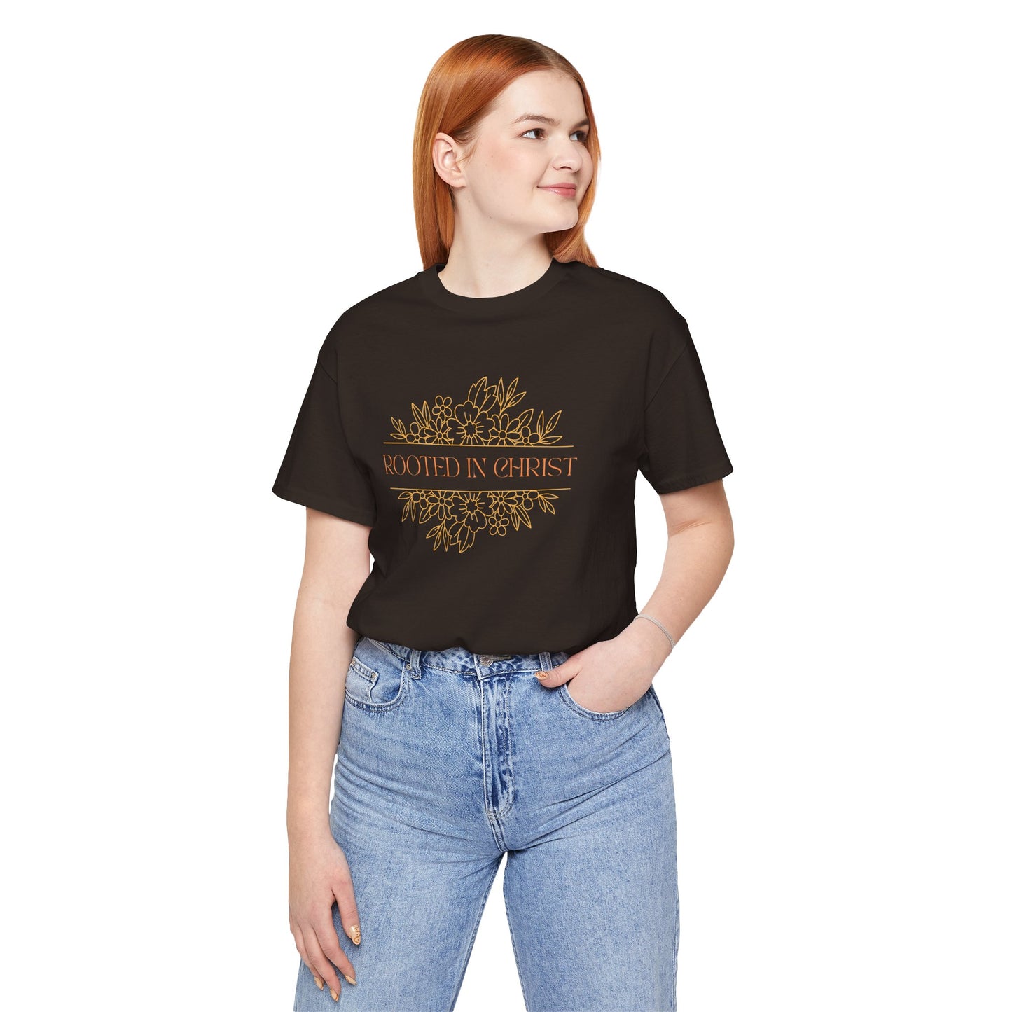 Floral Rooted In Christ Tee