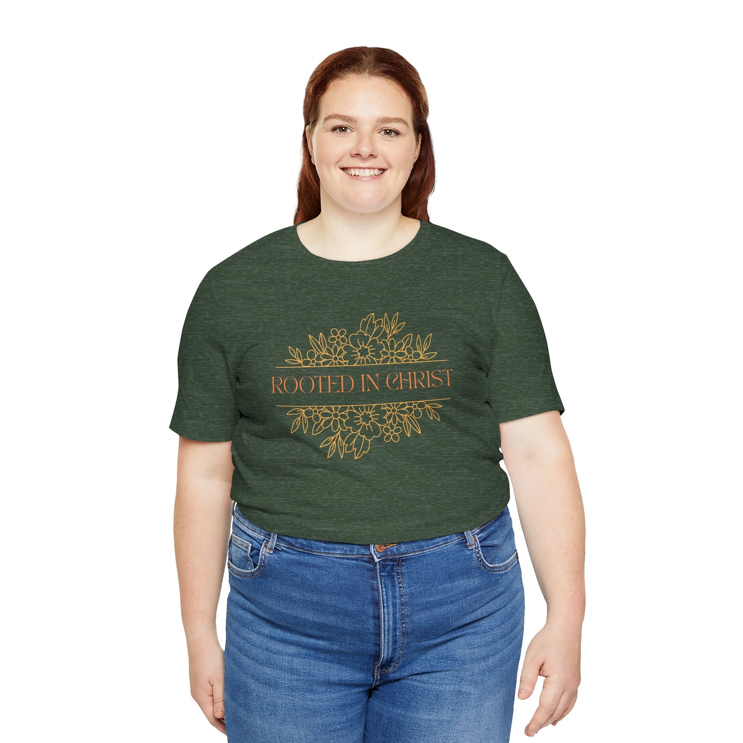 Floral Rooted In Christ Tee