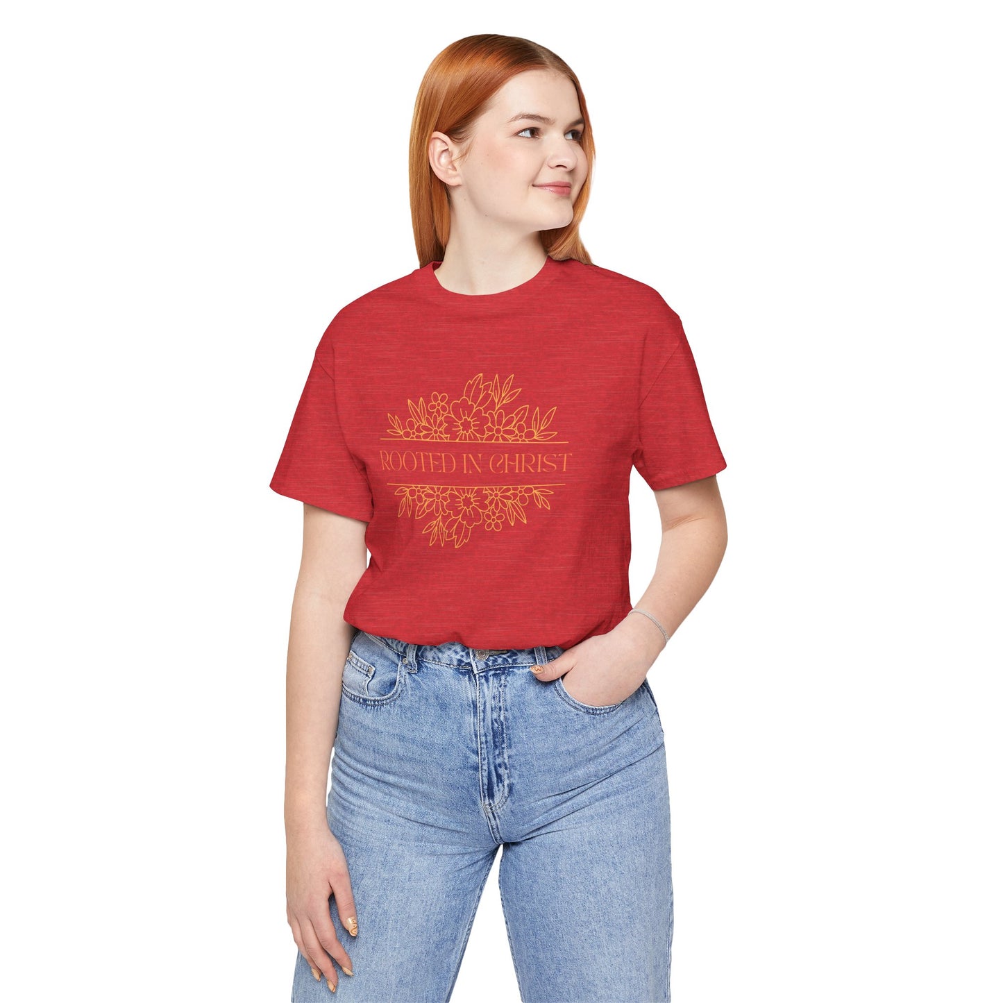 Floral Rooted In Christ Tee