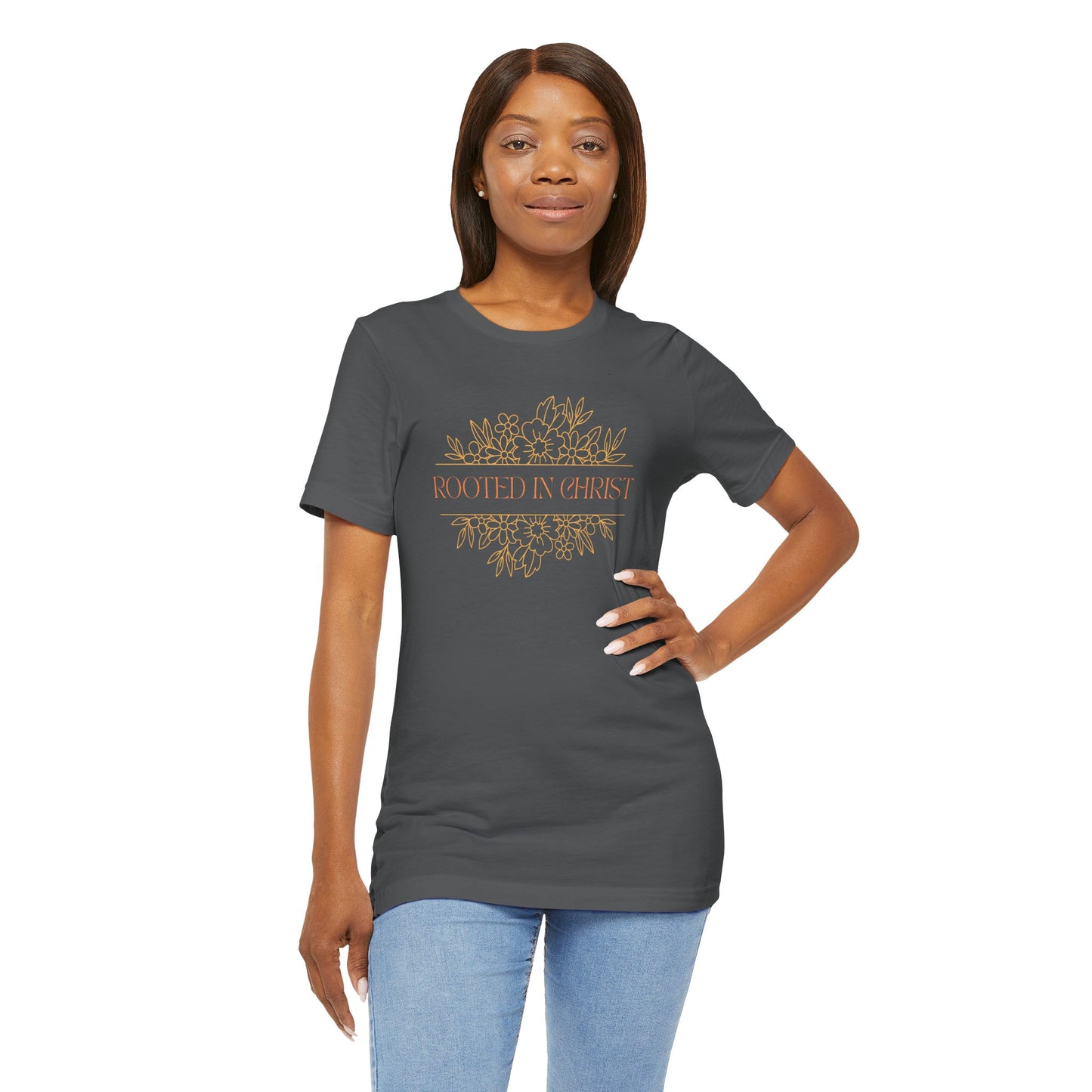 Floral Rooted In Christ Tee