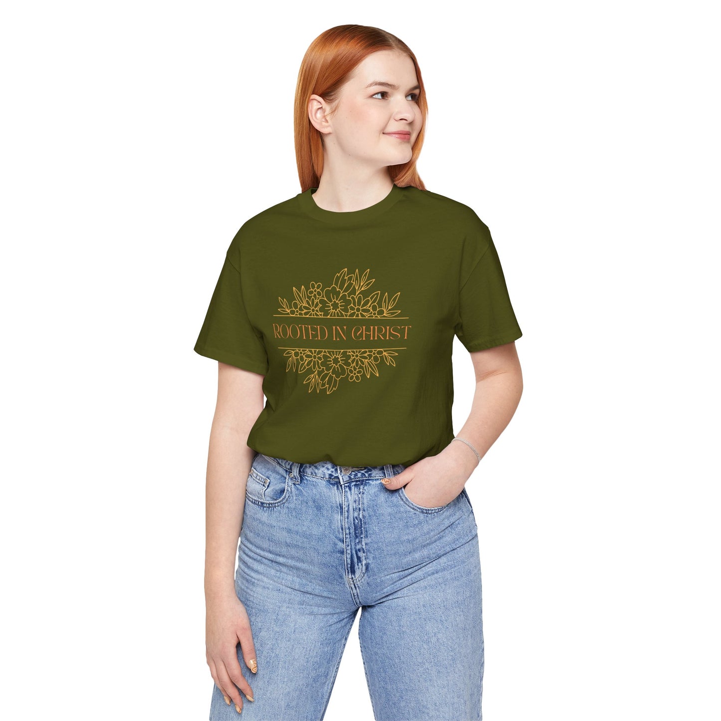 Floral Rooted In Christ Tee