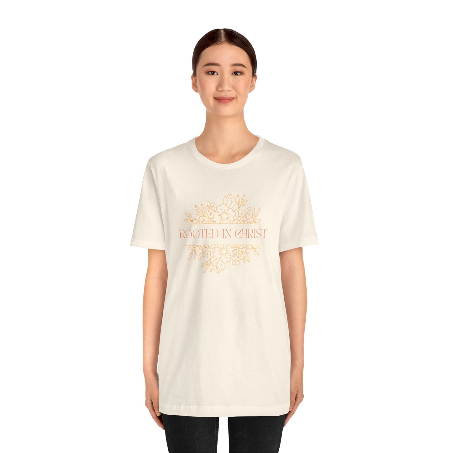 Floral Rooted In Christ Tee