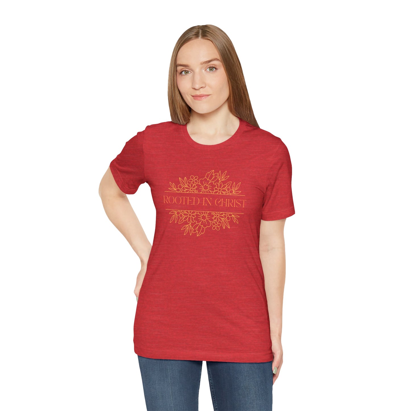 Floral Rooted In Christ Tee