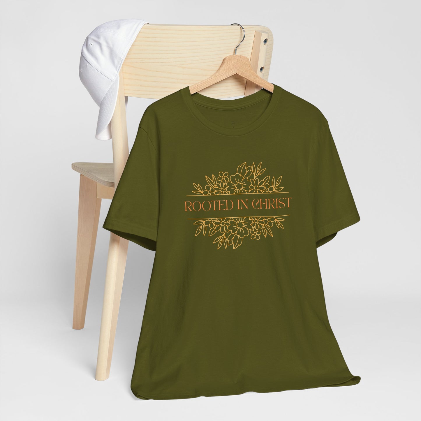 Floral Rooted In Christ Tee