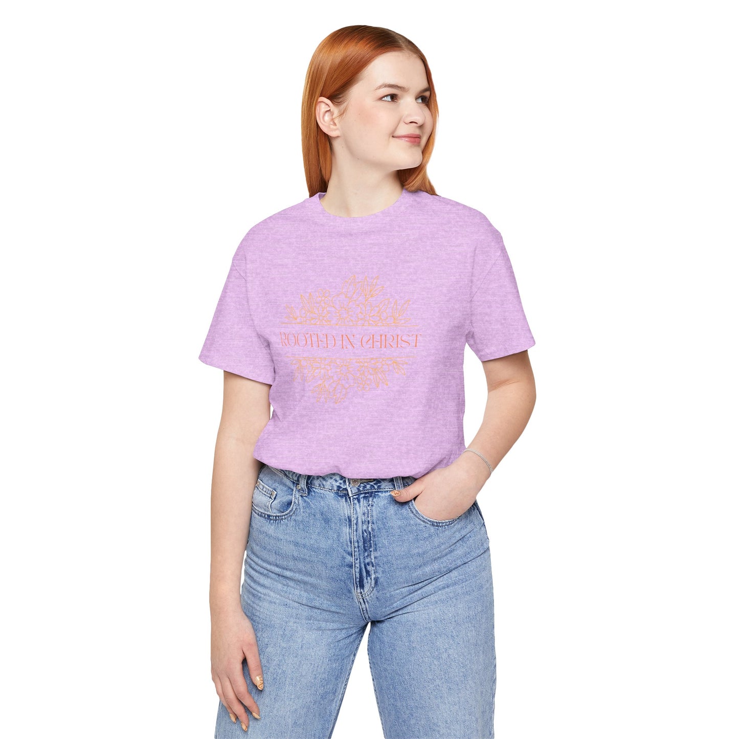 Floral Rooted In Christ Tee