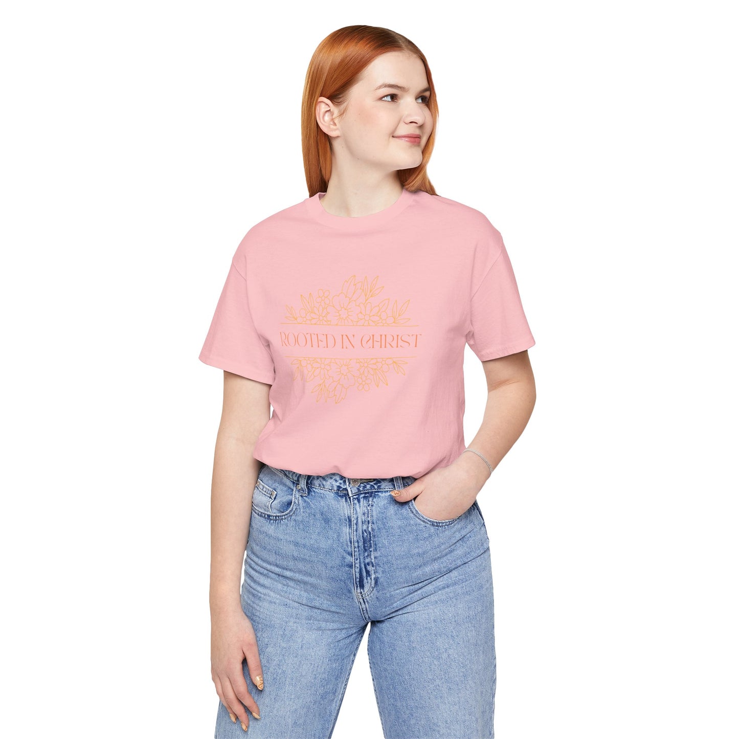 Floral Rooted In Christ Tee