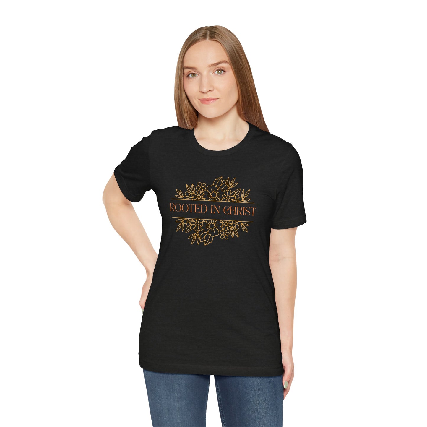 Floral Rooted In Christ Tee
