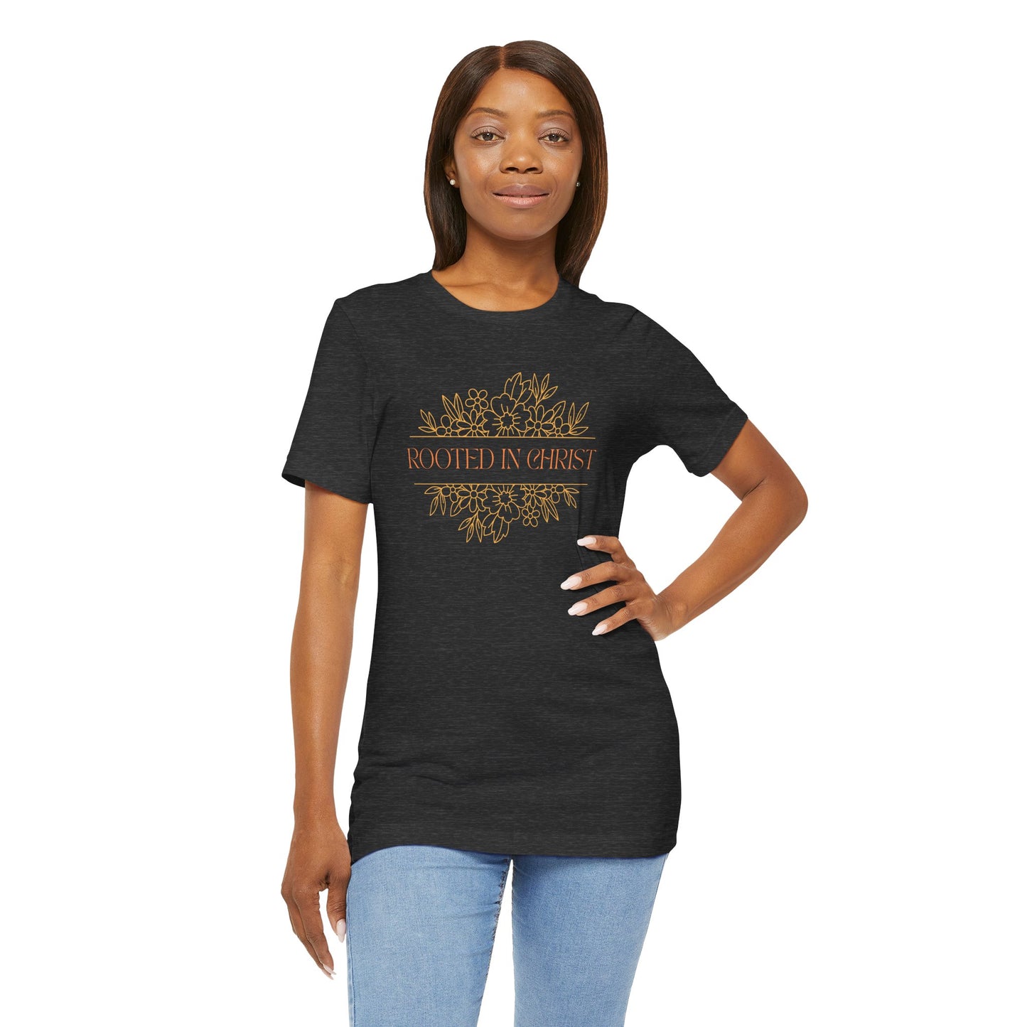 Floral Rooted In Christ Tee