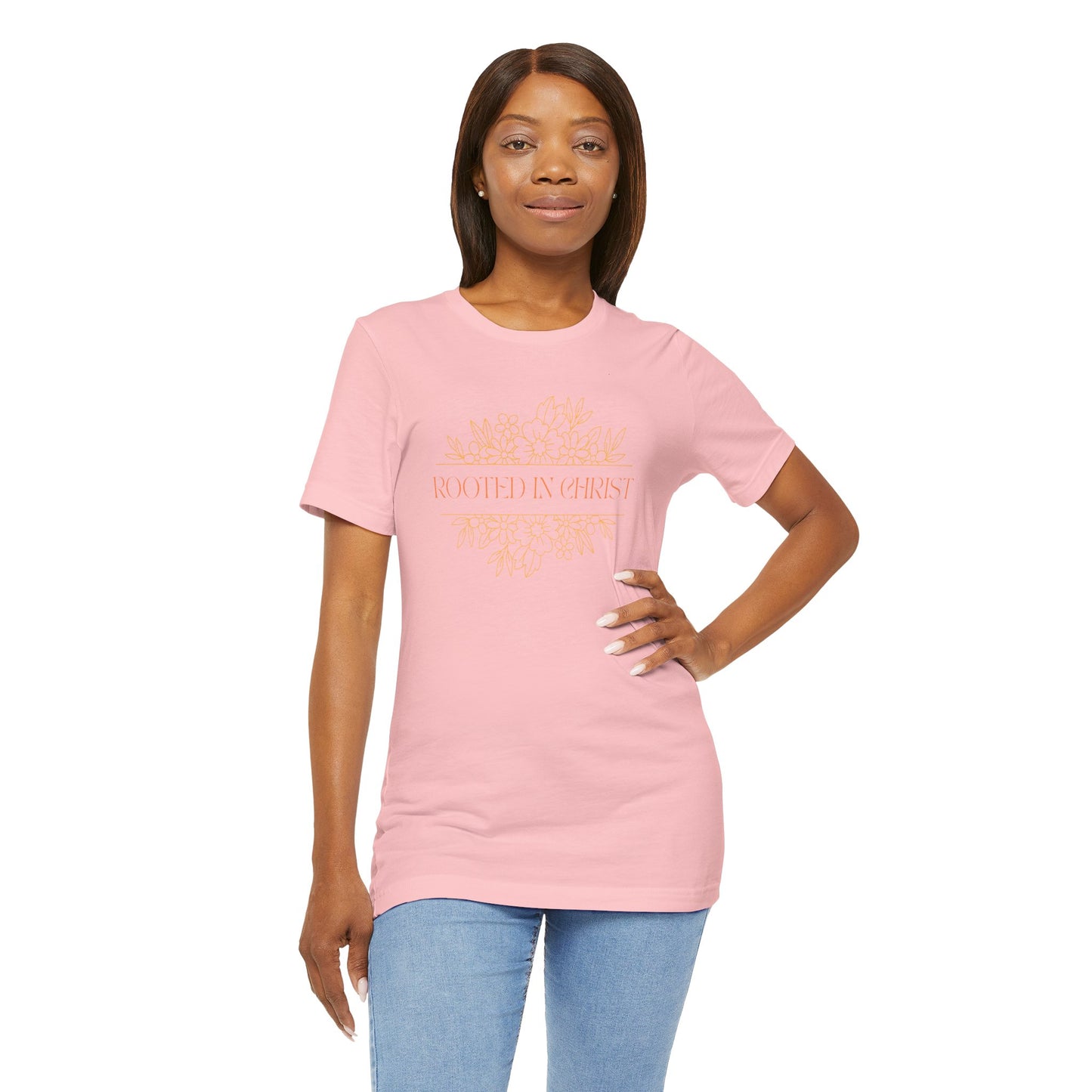 Floral Rooted In Christ Tee