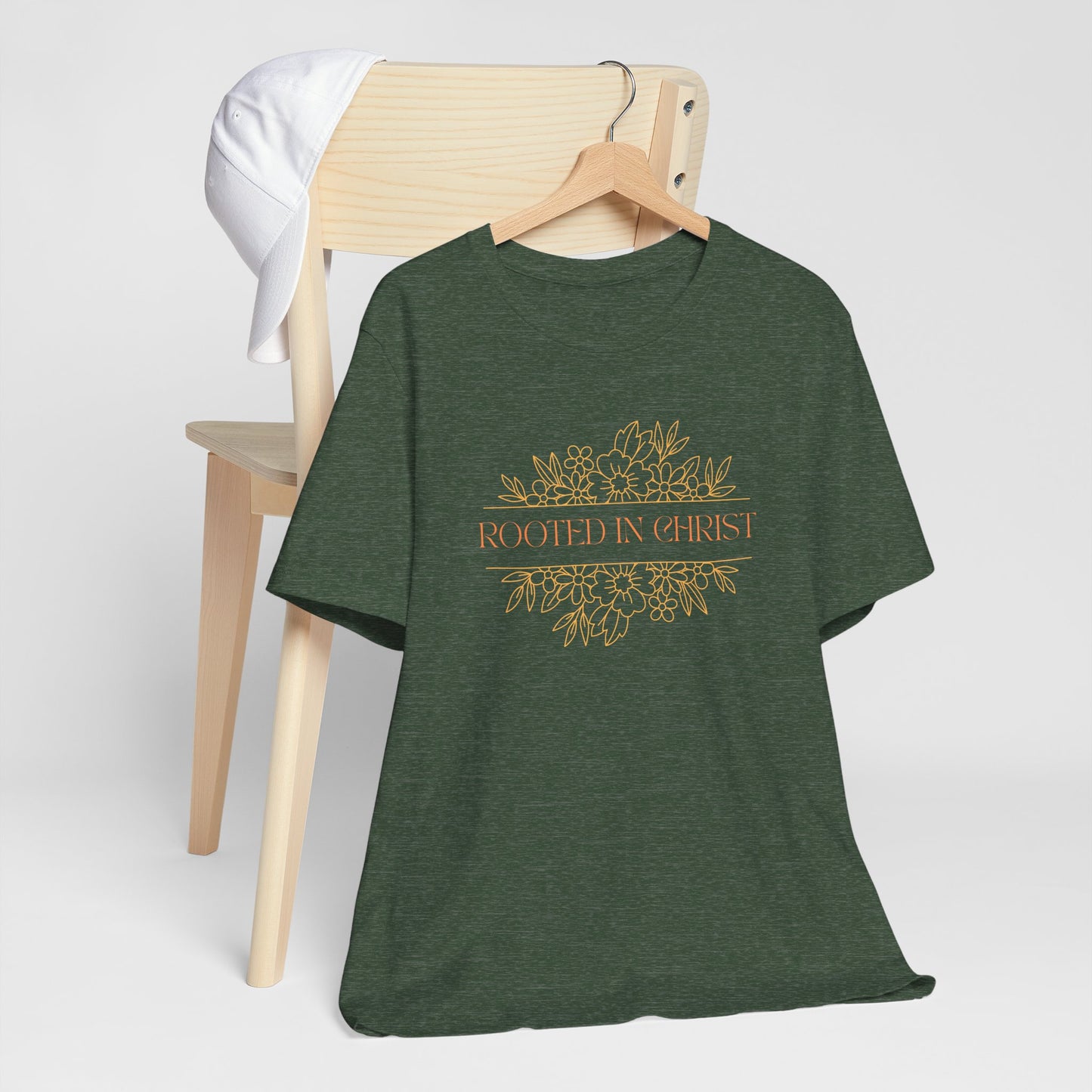 Floral Rooted In Christ Tee