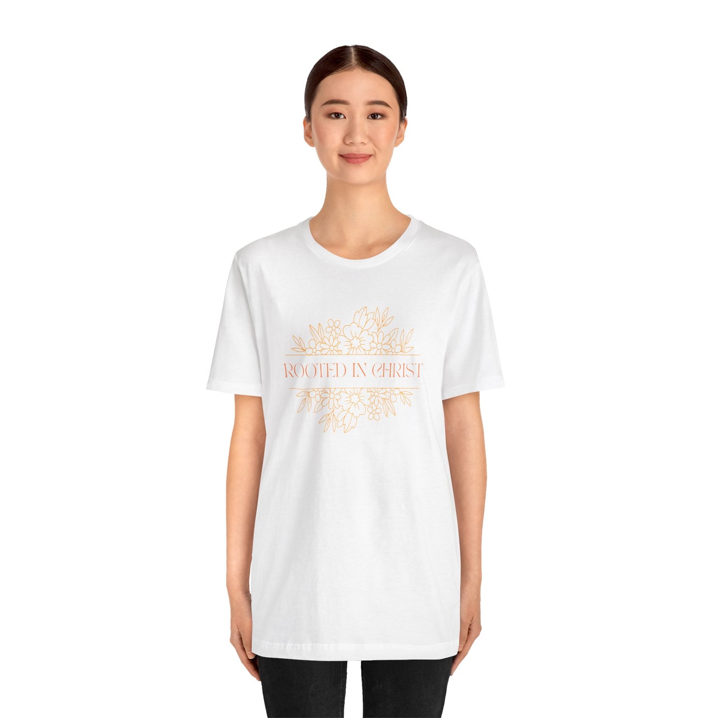 Floral Rooted In Christ Tee