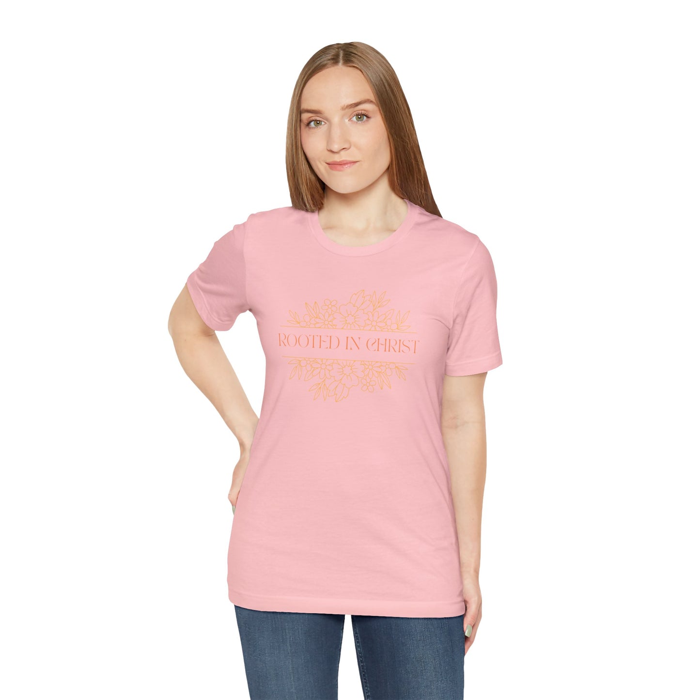 Floral Rooted In Christ Tee