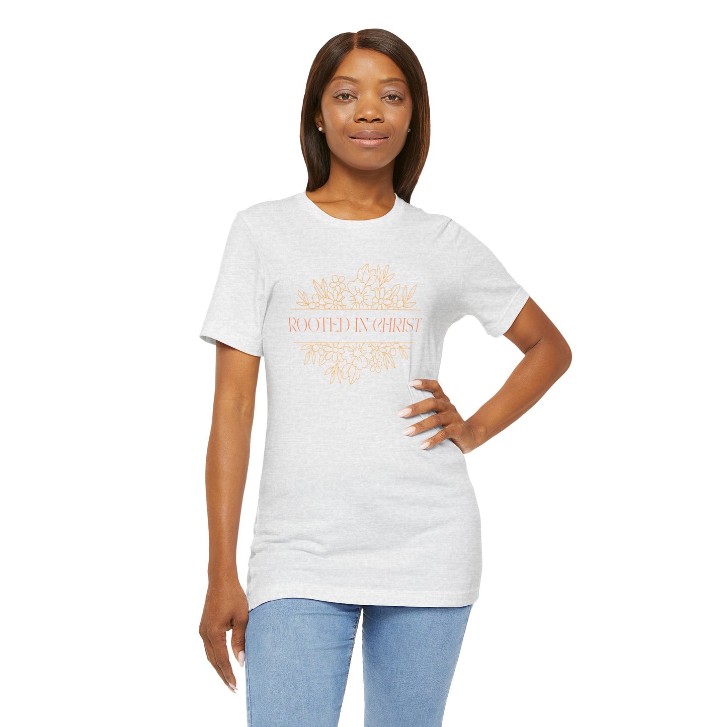 Floral Rooted In Christ Tee