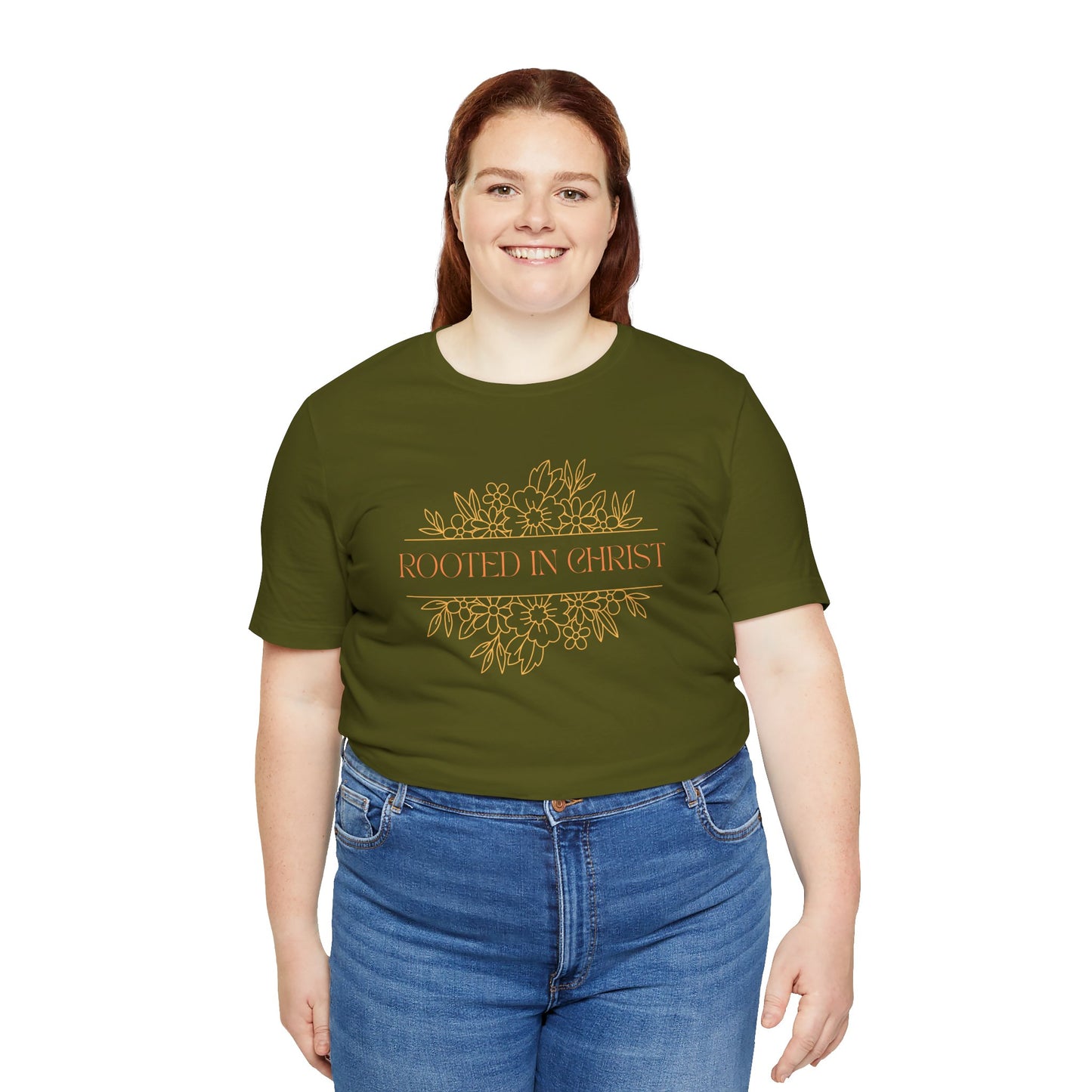 Floral Rooted In Christ Tee