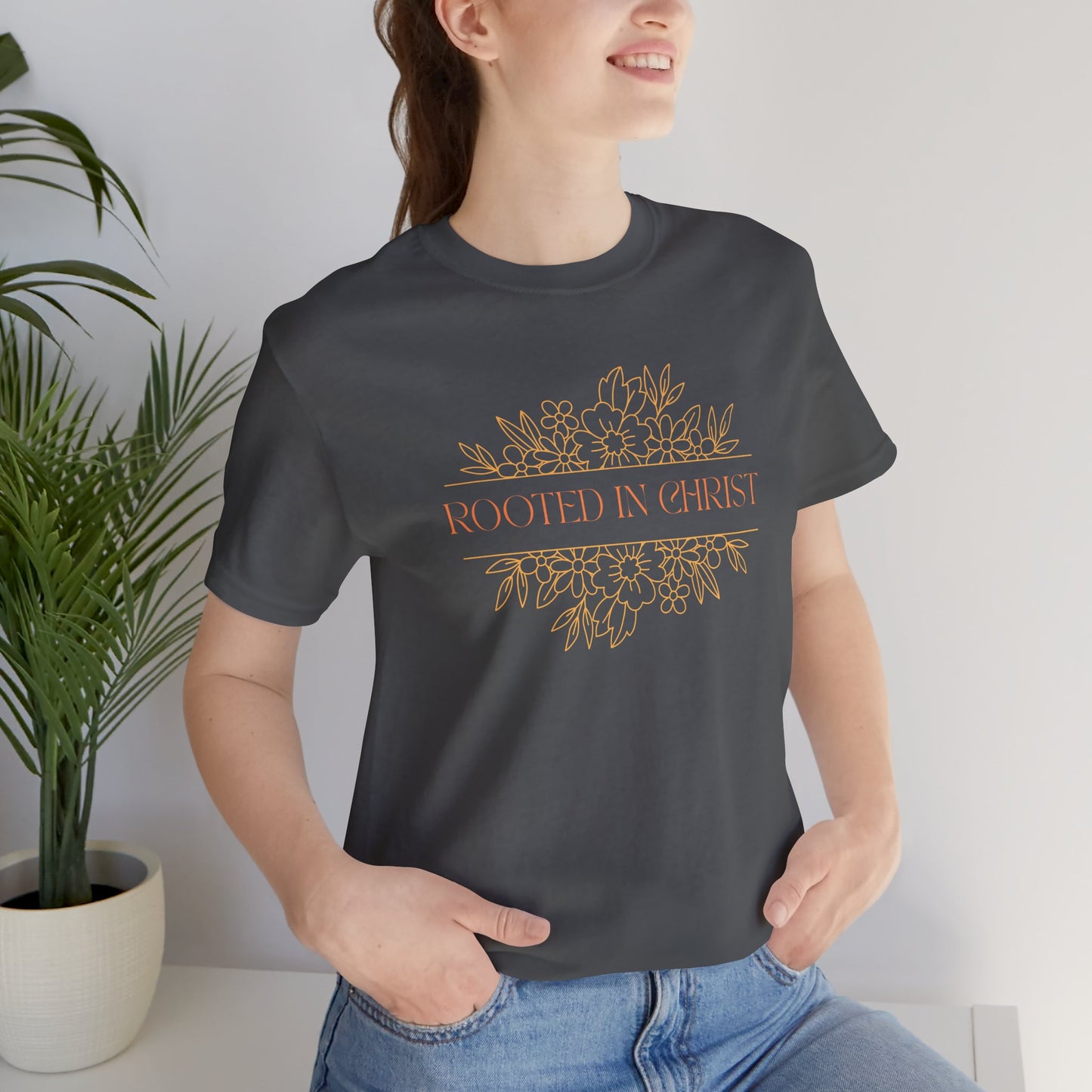 Floral Rooted In Christ Tee