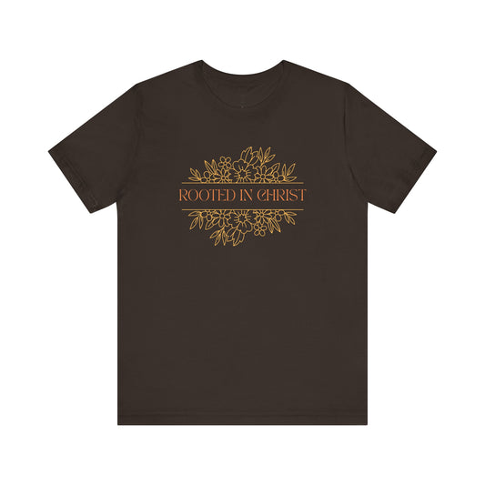 Floral Rooted In Christ Tee