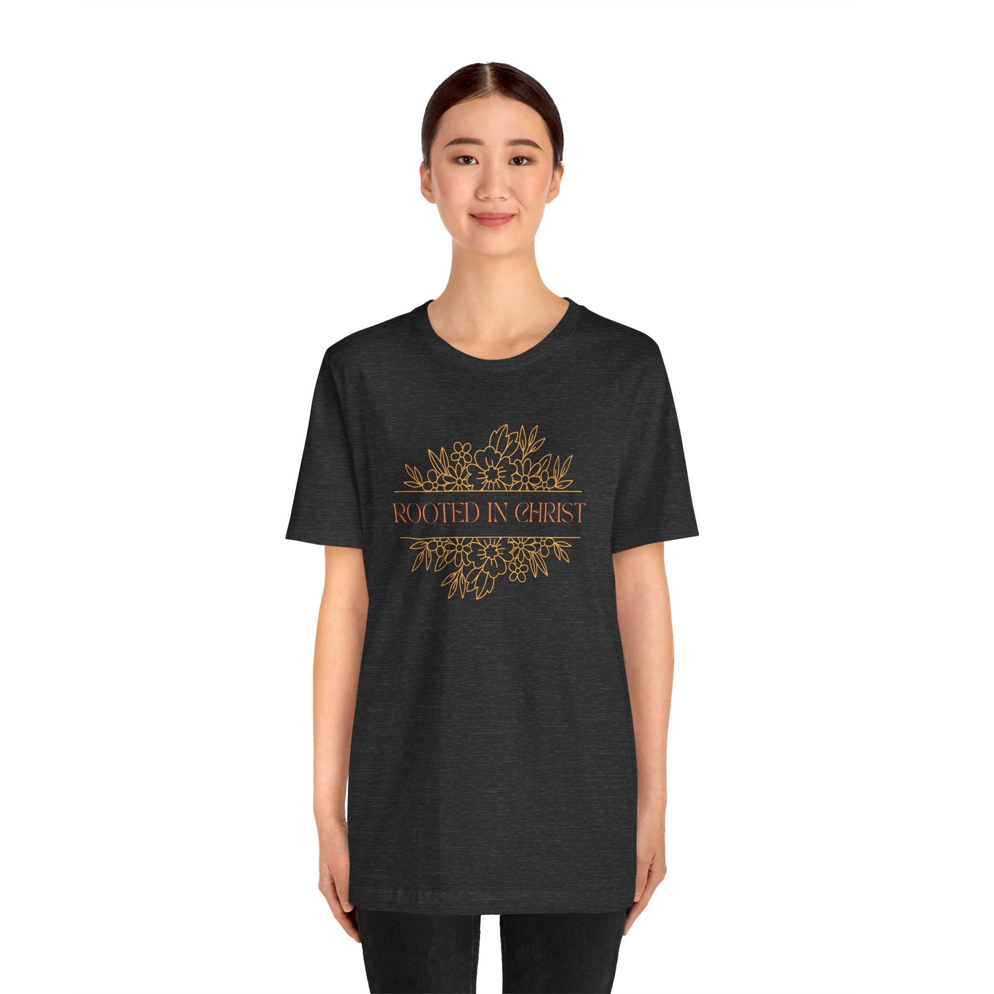 Floral Rooted In Christ Tee