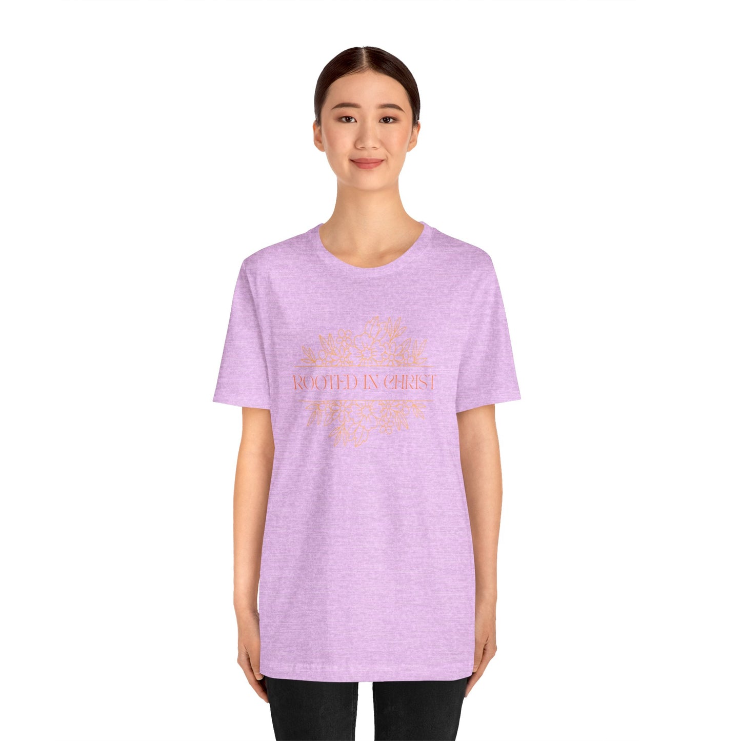 Floral Rooted In Christ Tee