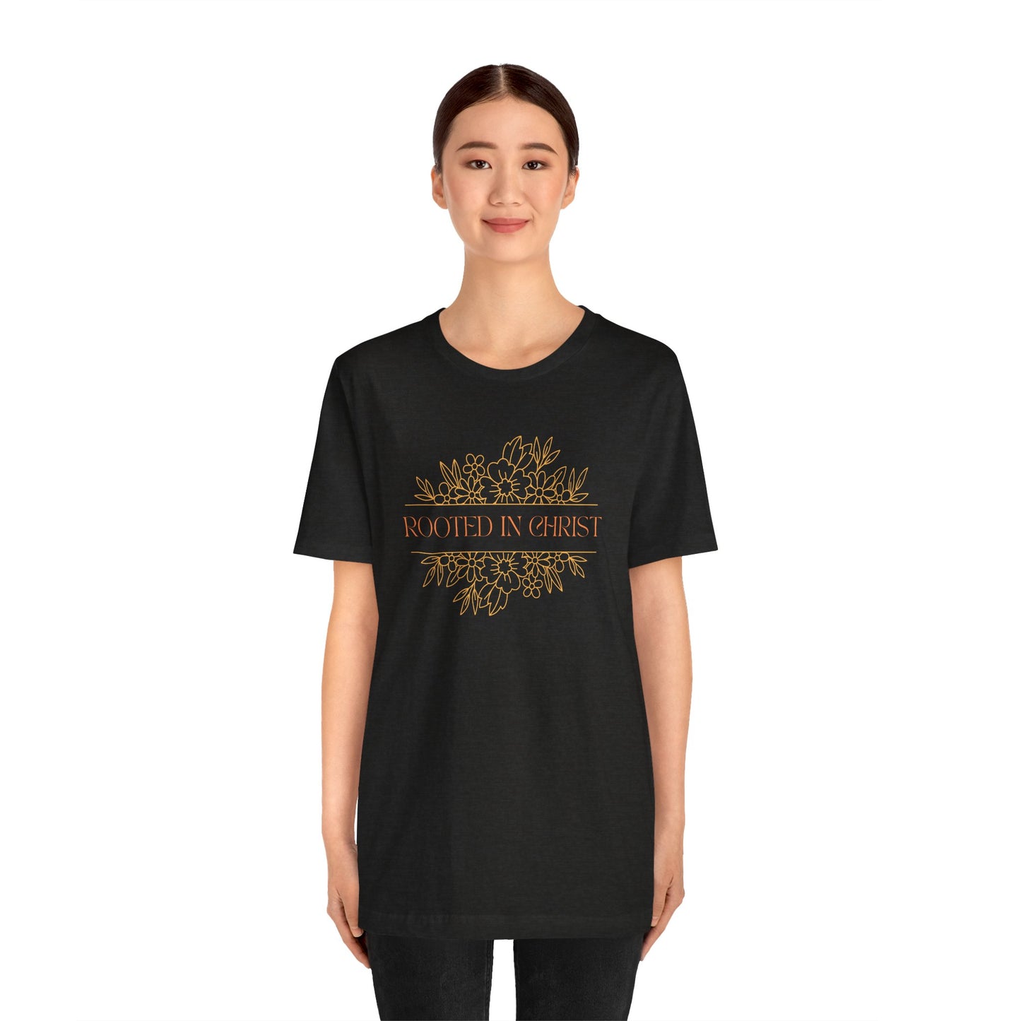 Floral Rooted In Christ Tee