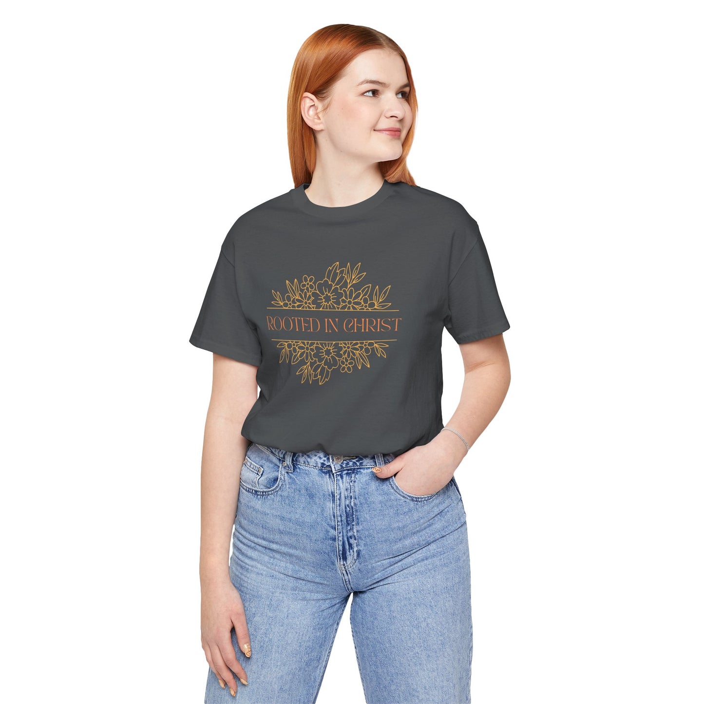 Floral Rooted In Christ Tee