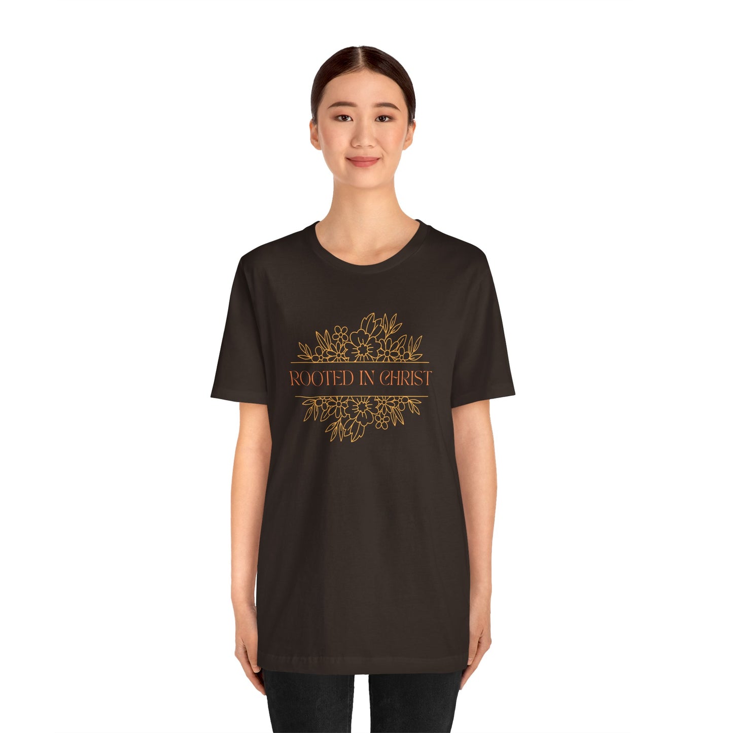 Floral Rooted In Christ Tee