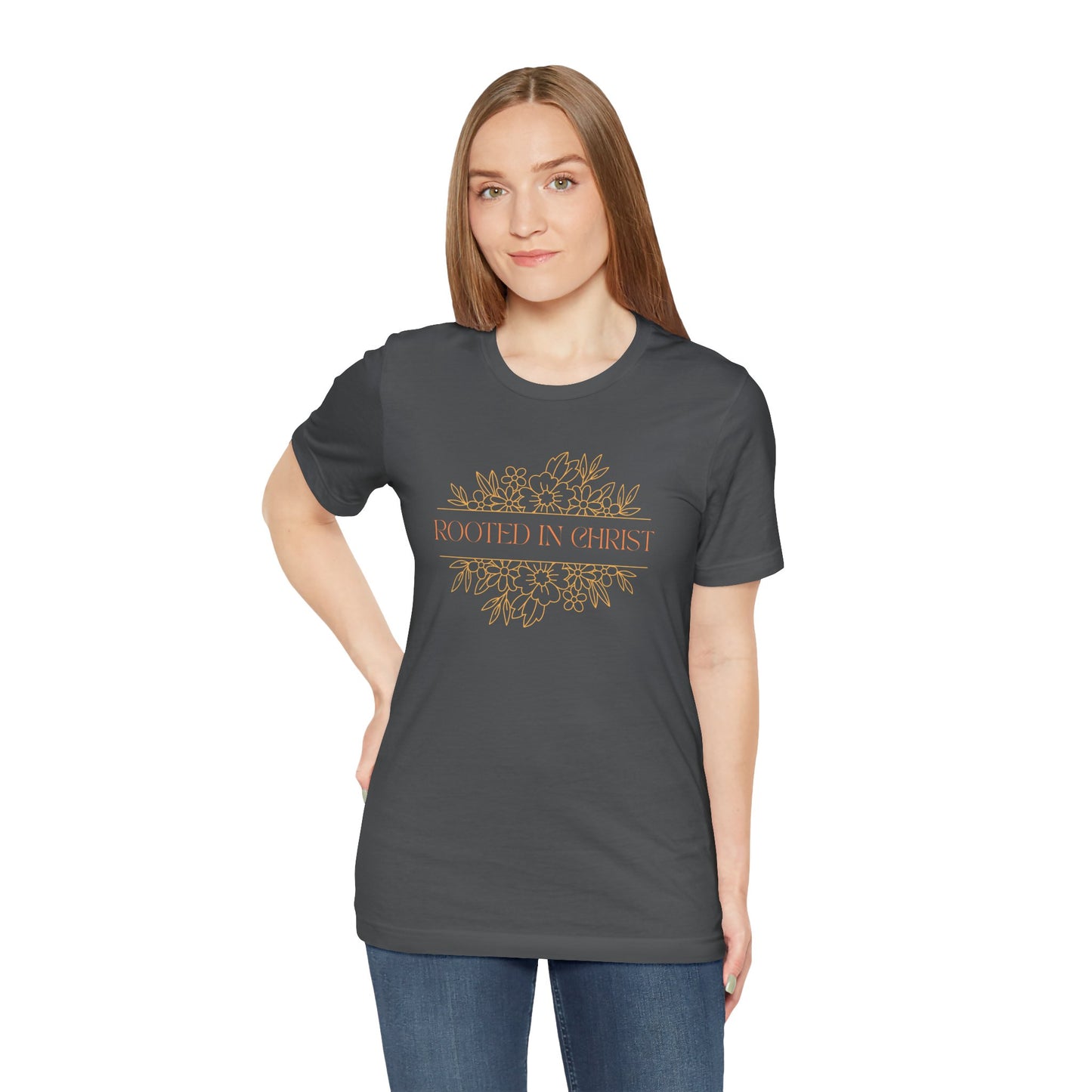 Floral Rooted In Christ Tee