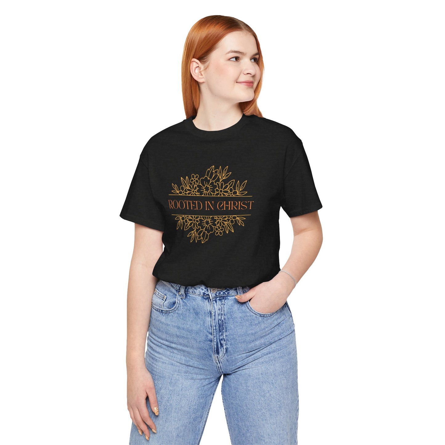 Floral Rooted In Christ Tee